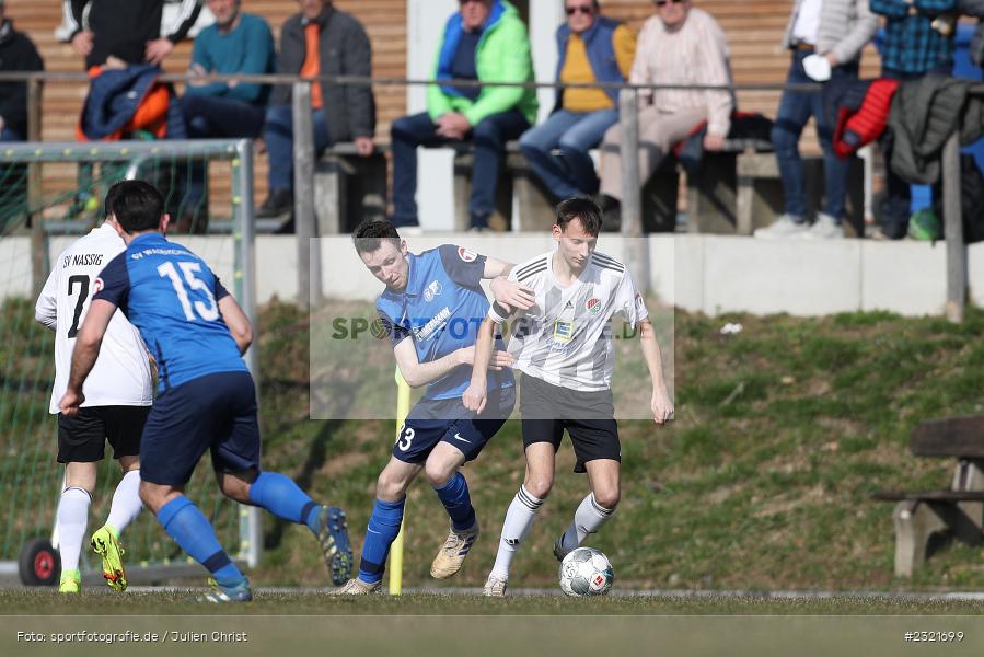 Jann Dworschak, Sportgelände Gassenhäuser, Nassig, 20.03.2022, BFV, sport, action, März 2022, Saison 2021/2022, Fussball, BFV-Landesliga Odenwald, SVW, SVE, SV Wagenschwend, SV Eintracht Nassig - Bild-ID: 2321699