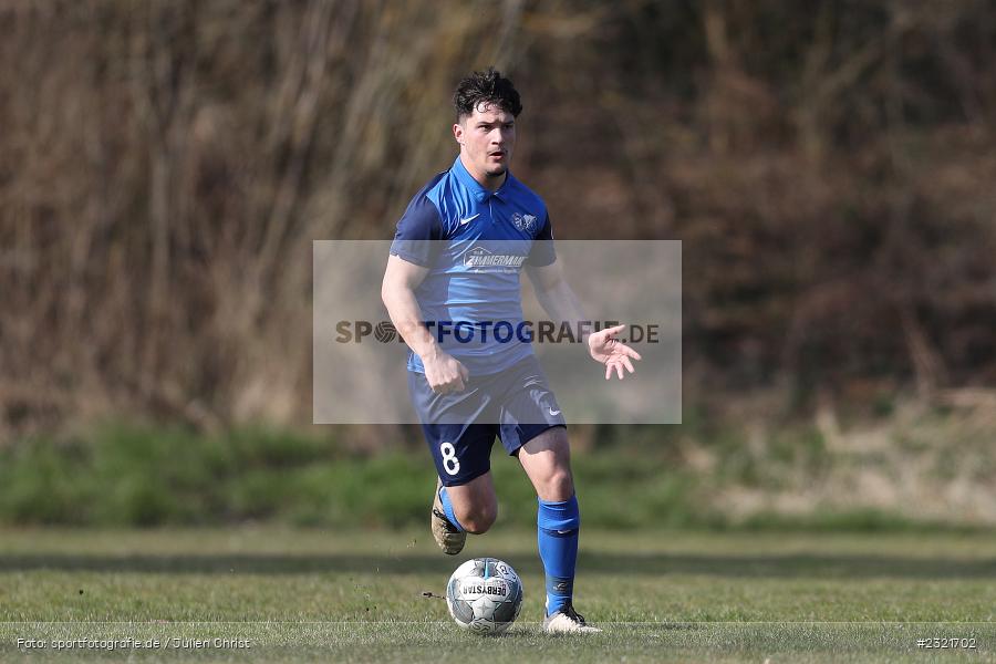 Robin Schork, Sportgelände Gassenhäuser, Nassig, 20.03.2022, BFV, sport, action, März 2022, Saison 2021/2022, Fussball, BFV-Landesliga Odenwald, SVW, SVE, SV Wagenschwend, SV Eintracht Nassig - Bild-ID: 2321702