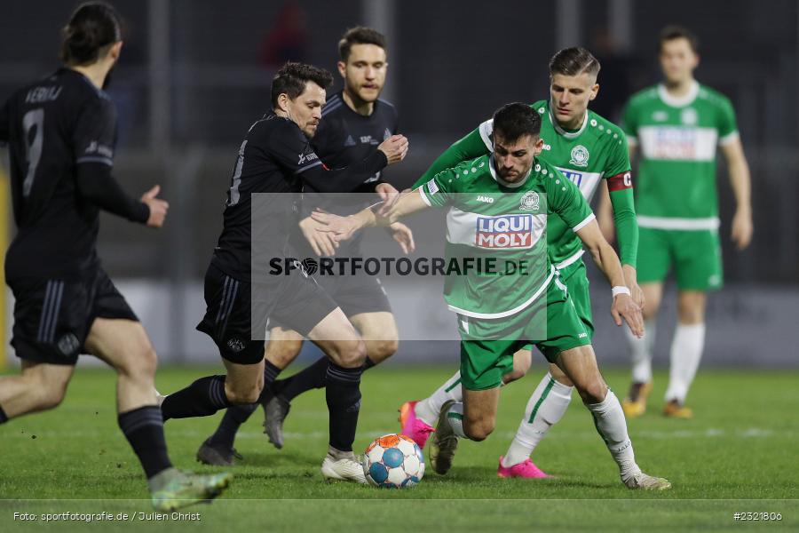 Christian Heinloth, Stadion am Schönbusch, Aschaffenburg, 25.03.2022, BFV, sport, action, März 2022, Saison 2021/2022, Fussball, RLB, Regionalliga Bayern, VFB, SVA, VfB Eichstätt, SV Viktoria Aschaffenburg - Bild-ID: 2321806
