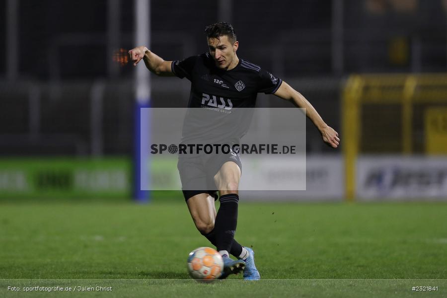 Elmir Muhic, Stadion am Schönbusch, Aschaffenburg, 25.03.2022, BFV, sport, action, März 2022, Saison 2021/2022, Fussball, RLB, Regionalliga Bayern, VFB, SVA, VfB Eichstätt, SV Viktoria Aschaffenburg - Bild-ID: 2321841
