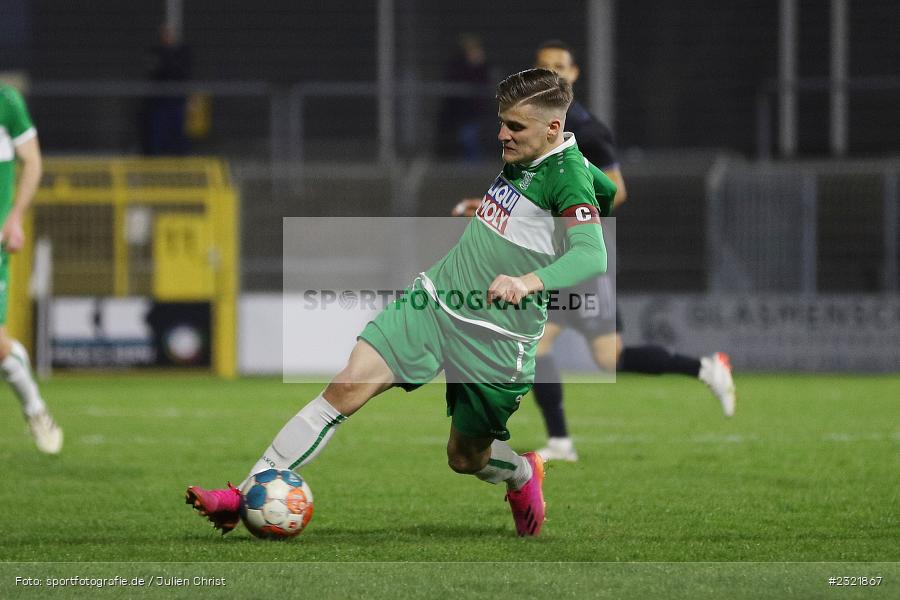 Sebastian Graßl, Stadion am Schönbusch, Aschaffenburg, 25.03.2022, BFV, sport, action, März 2022, Saison 2021/2022, Fussball, RLB, Regionalliga Bayern, VFB, SVA, VfB Eichstätt, SV Viktoria Aschaffenburg - Bild-ID: 2321867