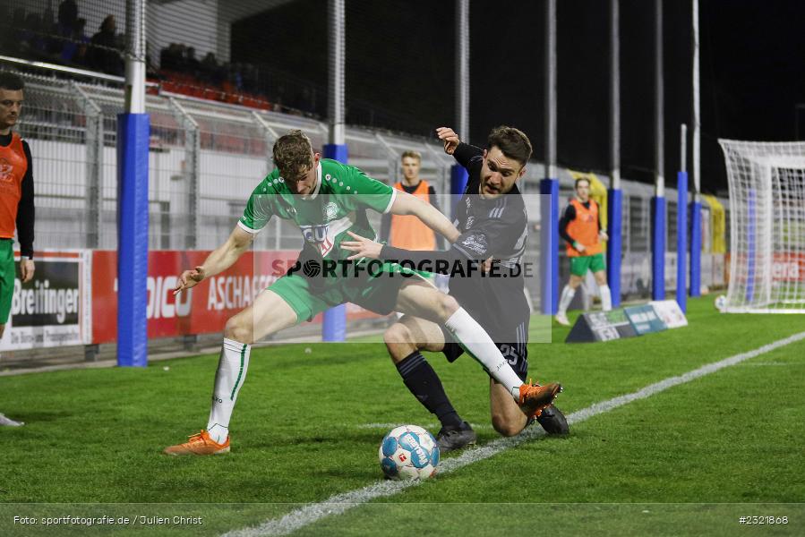 Luca Trslic, Stadion am Schönbusch, Aschaffenburg, 25.03.2022, BFV, sport, action, März 2022, Saison 2021/2022, Fussball, RLB, Regionalliga Bayern, VFB, SVA, VfB Eichstätt, SV Viktoria Aschaffenburg - Bild-ID: 2321868