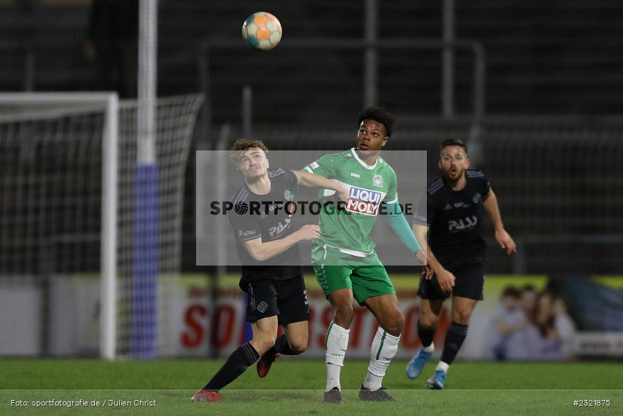 Dominik N`gatie, Stadion am Schönbusch, Aschaffenburg, 25.03.2022, BFV, sport, action, März 2022, Saison 2021/2022, Fussball, RLB, Regionalliga Bayern, VFB, SVA, VfB Eichstätt, SV Viktoria Aschaffenburg - Bild-ID: 2321875