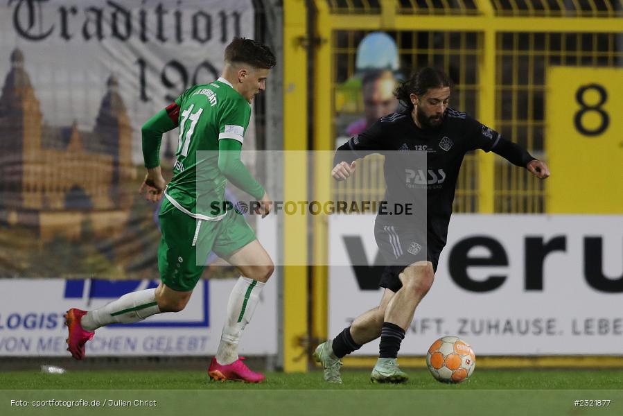 Clay Verkaj, Stadion am Schönbusch, Aschaffenburg, 25.03.2022, BFV, sport, action, März 2022, Saison 2021/2022, Fussball, RLB, Regionalliga Bayern, VFB, SVA, VfB Eichstätt, SV Viktoria Aschaffenburg - Bild-ID: 2321877 Clay Verkaj, Stadion am Schönbusch, Aschaffenburg, 25.03.2022, BFV, sport, action, März 2022, Saison 2021/2022, Fussball, RLB, Regionalliga Bayern, VFB, SVA, VfB Eichstätt, SV Viktoria Aschaffenburg - Bild-ID: 2321877