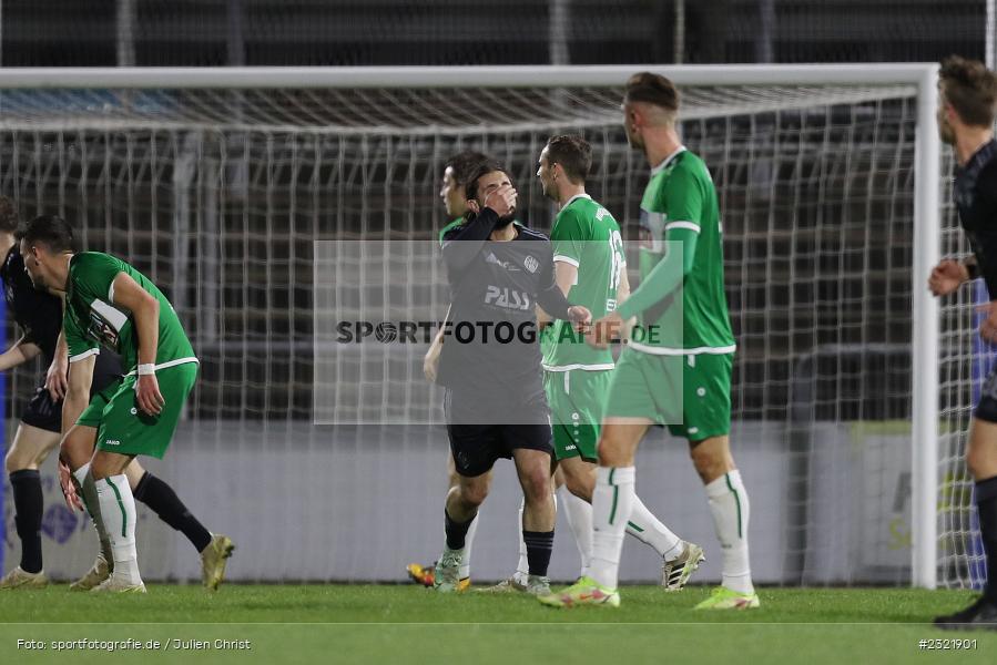 Clay Verkaj, Stadion am Schönbusch, Aschaffenburg, 25.03.2022, BFV, sport, action, März 2022, Saison 2021/2022, Fussball, RLB, Regionalliga Bayern, VFB, SVA, VfB Eichstätt, SV Viktoria Aschaffenburg - Bild-ID: 2321901