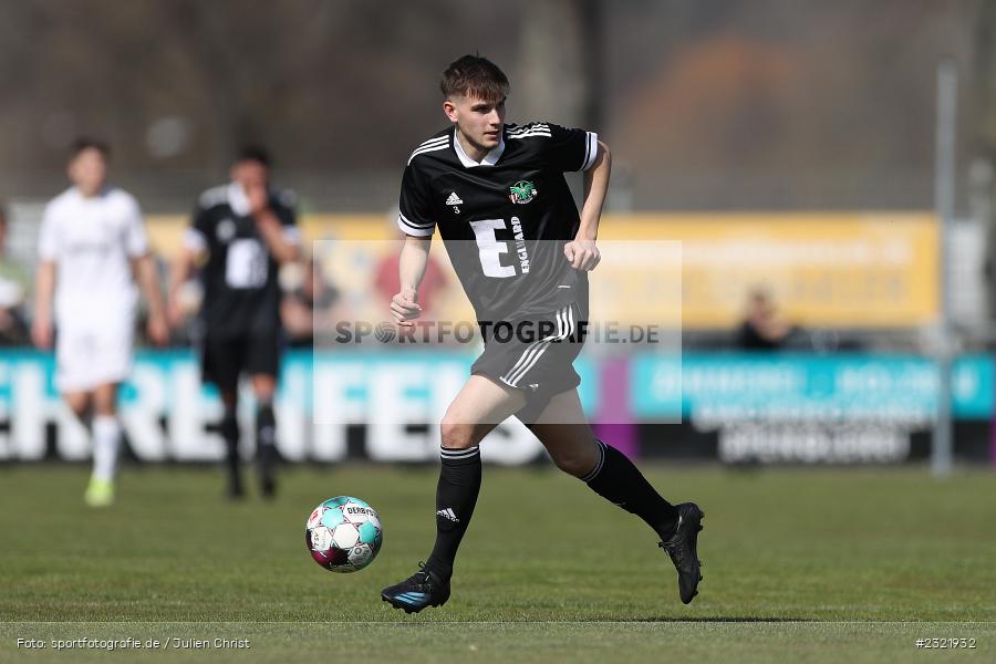 Marcel Kaiser, Sportgelände in der Au, Karlstadt-Karlburg, 26.03.2022, BFV, sport, action, März 2022, Saison 2021/2022, Fussball, DJK, TSV, Bayernliga Nord, DJK Ammerthal, TSV Karlburg - Bild-ID: 2321932