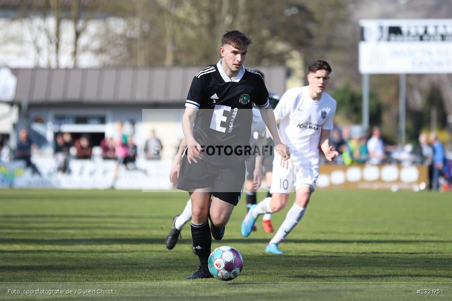Marcel Kaiser, Sportgelände in der Au, Karlstadt-Karlburg, 26.03.2022, BFV, sport, action, März 2022, Saison 2021/2022, Fussball, DJK, TSV, Bayernliga Nord, DJK Ammerthal, TSV Karlburg - Bild-ID: 2321951