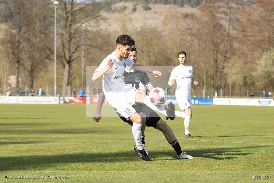 Jan Wabnitz, Sportgelände in der Au, Karlstadt-Karlburg, 26.03.2022, BFV, sport, action, März 2022, Saison 2021/2022, Fussball, DJK, TSV, Bayernliga Nord, DJK Ammerthal, TSV Karlburg - Bild-ID: 2321955