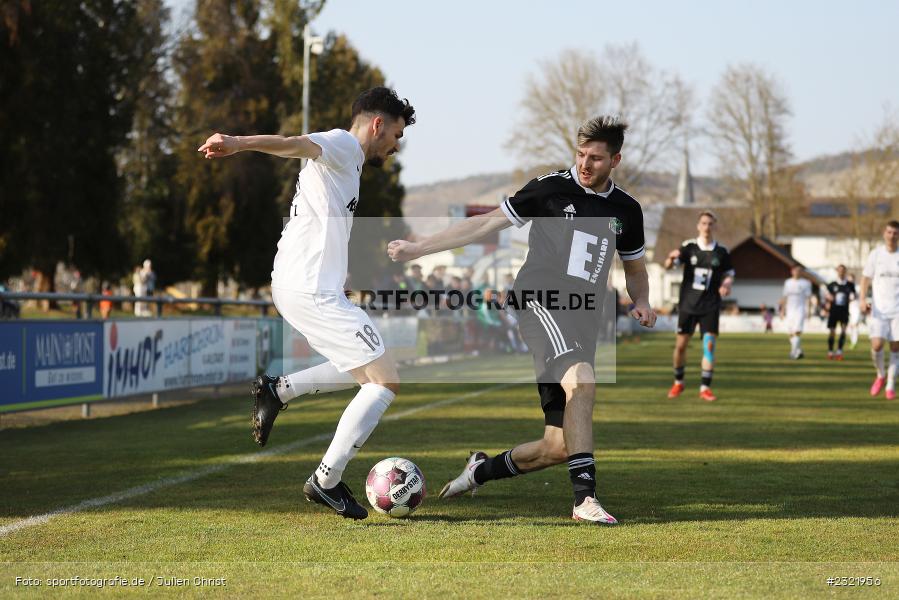 Jan Wabnitz, Sportgelände in der Au, Karlstadt-Karlburg, 26.03.2022, BFV, sport, action, März 2022, Saison 2021/2022, Fussball, DJK, TSV, Bayernliga Nord, DJK Ammerthal, TSV Karlburg - Bild-ID: 2321956