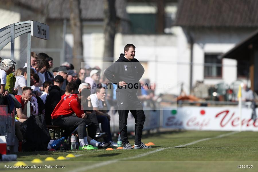 Markus Köhler, Sportgelände in der Au, Karlstadt-Karlburg, 26.03.2022, BFV, sport, action, März 2022, Saison 2021/2022, Fussball, DJK, TSV, Bayernliga Nord, DJK Ammerthal, TSV Karlburg - Bild-ID: 2321965