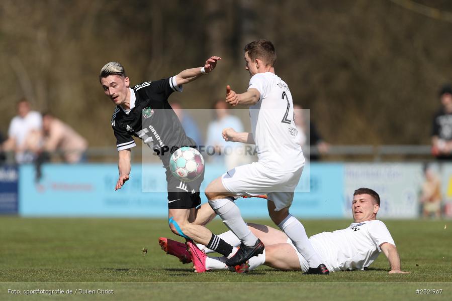 Dennis Weidner, Sportgelände in der Au, Karlstadt-Karlburg, 26.03.2022, BFV, sport, action, März 2022, Saison 2021/2022, Fussball, DJK, TSV, Bayernliga Nord, DJK Ammerthal, TSV Karlburg - Bild-ID: 2321967