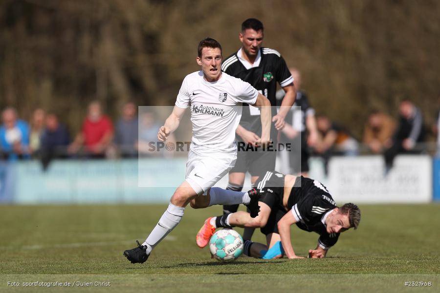 Sebastian Fries, Sportgelände in der Au, Karlstadt-Karlburg, 26.03.2022, BFV, sport, action, März 2022, Saison 2021/2022, Fussball, DJK, TSV, Bayernliga Nord, DJK Ammerthal, TSV Karlburg - Bild-ID: 2321968