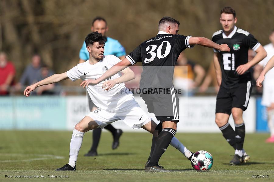 Jan Wabnitz, Sportgelände in der Au, Karlstadt-Karlburg, 26.03.2022, BFV, sport, action, März 2022, Saison 2021/2022, Fussball, DJK, TSV, Bayernliga Nord, DJK Ammerthal, TSV Karlburg - Bild-ID: 2321975
