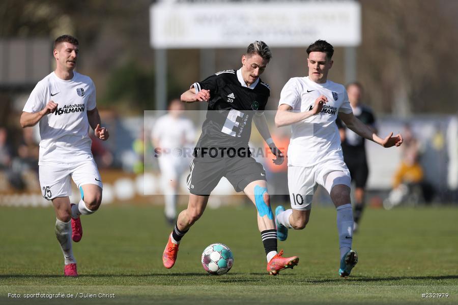 Dennis Weidner, Sportgelände in der Au, Karlstadt-Karlburg, 26.03.2022, BFV, sport, action, März 2022, Saison 2021/2022, Fussball, DJK, TSV, Bayernliga Nord, DJK Ammerthal, TSV Karlburg - Bild-ID: 2321979