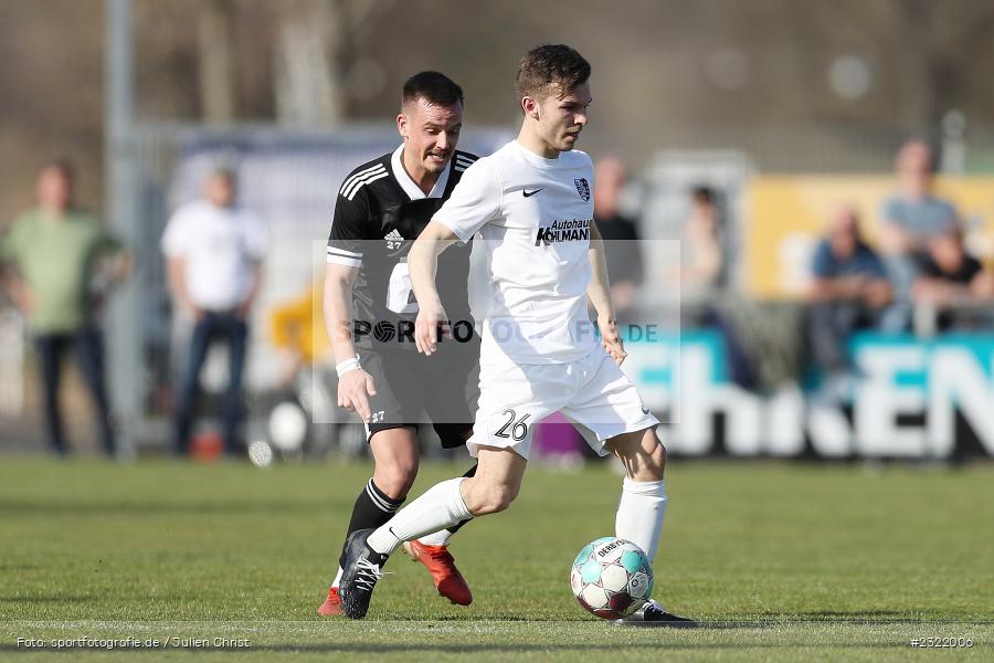 Paul Karle, Sportgelände in der Au, Karlstadt-Karlburg, 26.03.2022, BFV, sport, action, März 2022, Saison 2021/2022, Fussball, DJK, TSV, Bayernliga Nord, DJK Ammerthal, TSV Karlburg - Bild-ID: 2322006