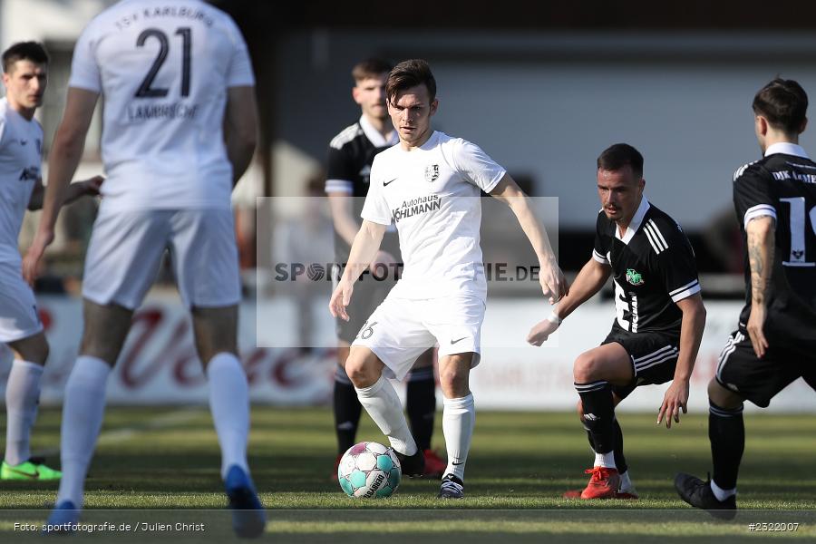Paul Karle, Sportgelände in der Au, Karlstadt-Karlburg, 26.03.2022, BFV, sport, action, März 2022, Saison 2021/2022, Fussball, DJK, TSV, Bayernliga Nord, DJK Ammerthal, TSV Karlburg - Bild-ID: 2322007