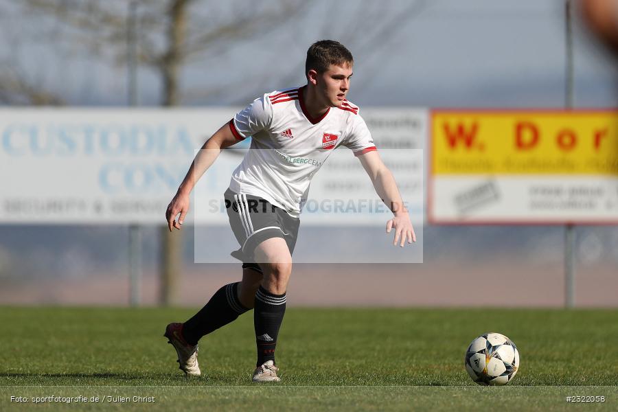 Michel Böger, Sportgelände, Altfeld, 27.03.2022, BFV, sport, action, März 2022, Saison 2021/2022, Kreisliga Würzburg, SVE, SVA, SV Erlenbach, SV Altfeld - Bild-ID: 2322058