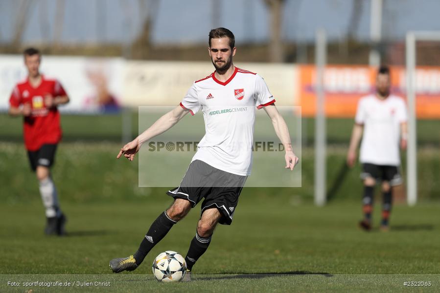 Lukas Liebler, Sportgelände, Altfeld, 27.03.2022, BFV, sport, action, März 2022, Saison 2021/2022, Kreisliga Würzburg, SVE, SVA, SV Erlenbach, SV Altfeld - Bild-ID: 2322063