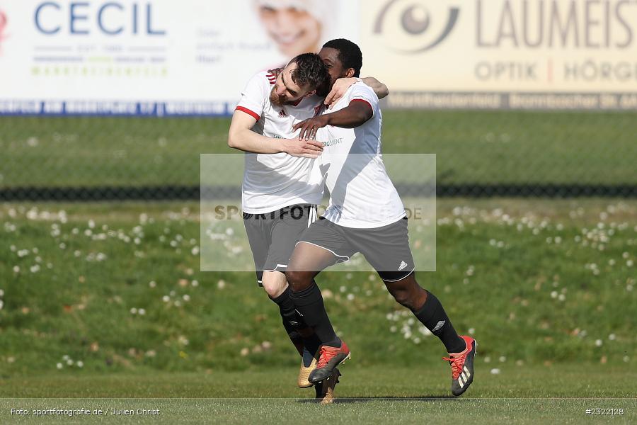 Torjubel, Timo Schäd, Sportgelände, Altfeld, 27.03.2022, BFV, sport, action, März 2022, Saison 2021/2022, Kreisliga Würzburg, SVE, SVA, SV Erlenbach, SV Altfeld - Bild-ID: 2322128