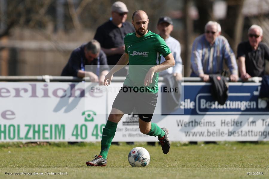 Sebastian Schander, Sportgelände am Waldenbergweg, Wertheim, 27.03.2022, BFV, sport, action, März 2022, Saison 2021/2022, Kreisliga TBB, Fussball, FCK, VFB, FC Külsheim, VfB Reicholzheim - Bild-ID: 2322208