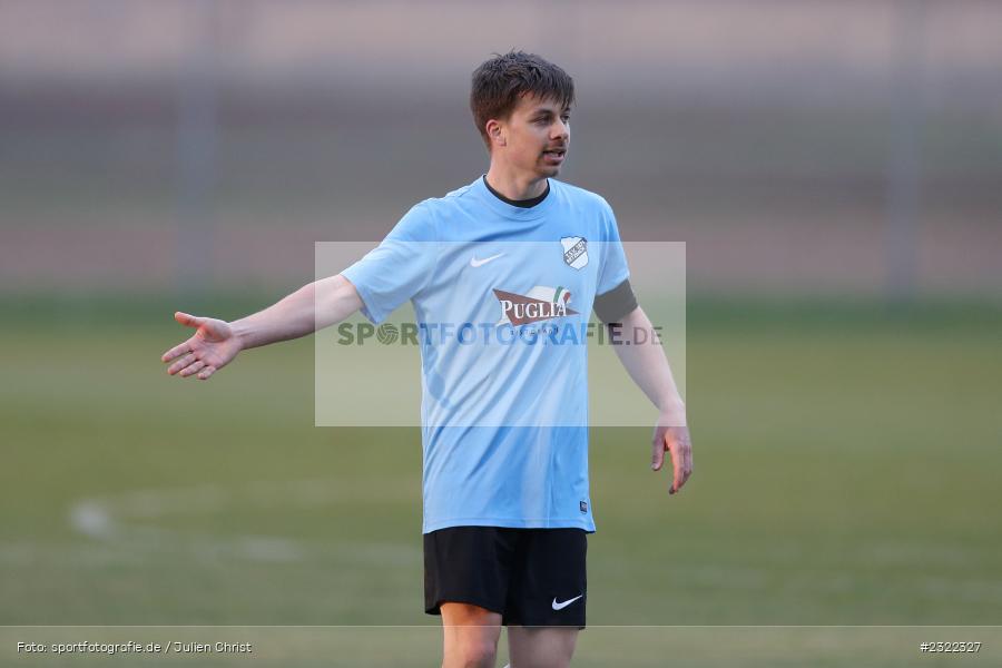 Dominik Hehrlein, Sportgelände, Retzbach, 30.03.2022, BFV, sport, action, März 2022, Saison 2021/2022, Fussball, Kreisliga Würzburg, TSV Eisingen, TSV Retzbach - Bild-ID: 2322327