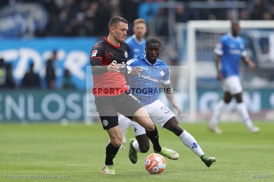 Fabian Reese, Merck-Stadion am Böllenfalltor, Darmstadt, 02.04.2022, DFL, sport, action, April 2022, Saison 2021/2022, KSV, D98, 2. Bundesliga, Fussball, Holstein Kiel, SV Darmstadt 98 - Bild-ID: 2322387
