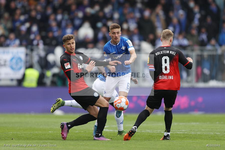 Marvin Mehlem, Merck-Stadion am Böllenfalltor, Darmstadt, 02.04.2022, DFL, sport, action, April 2022, Saison 2021/2022, KSV, D98, 2. Bundesliga, Fussball, Holstein Kiel, SV Darmstadt 98 - Bild-ID: 2322396