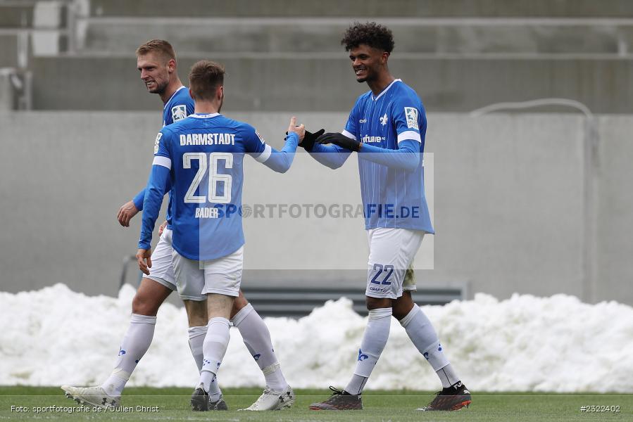 Torjubel, Aaron Seydel, Merck-Stadion am Böllenfalltor, Darmstadt, 02.04.2022, DFL, sport, action, April 2022, Saison 2021/2022, KSV, D98, 2. Bundesliga, Fussball, Holstein Kiel, SV Darmstadt 98 - Bild-ID: 2322402