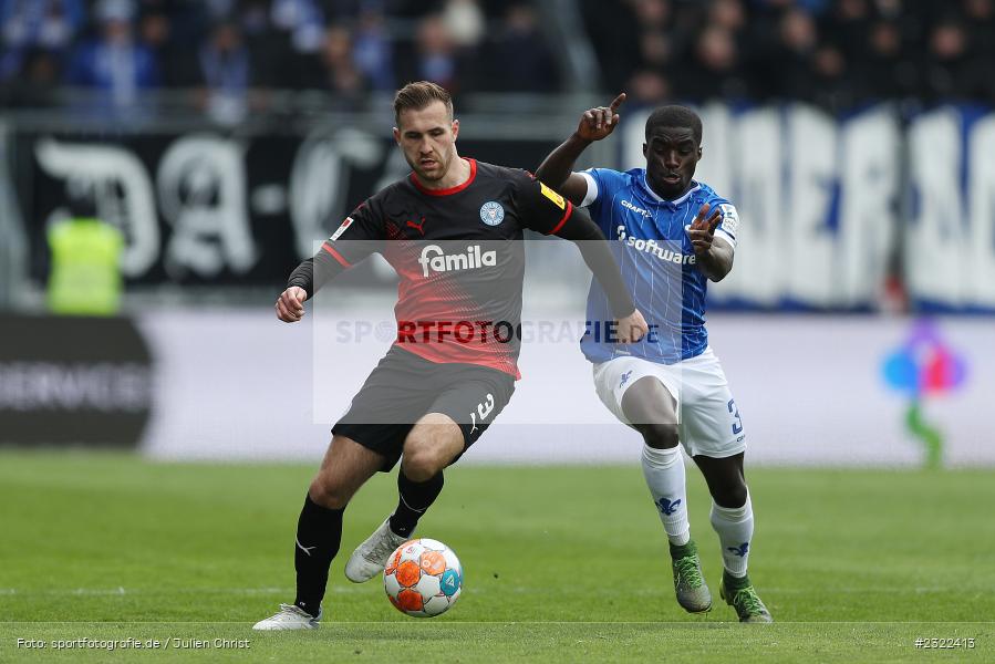 Marco Komenda, Merck-Stadion am Böllenfalltor, Darmstadt, 02.04.2022, DFL, sport, action, April 2022, Saison 2021/2022, KSV, D98, 2. Bundesliga, Fussball, Holstein Kiel, SV Darmstadt 98 - Bild-ID: 2322413