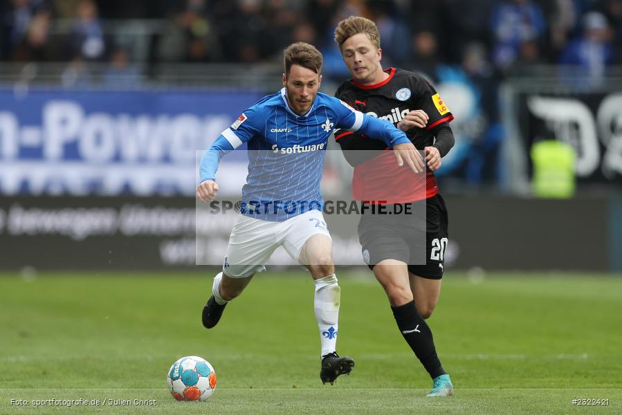 Matthias Bader, Merck-Stadion am Böllenfalltor, Darmstadt, 02.04.2022, DFL, sport, action, April 2022, Saison 2021/2022, KSV, D98, 2. Bundesliga, Fussball, Holstein Kiel, SV Darmstadt 98 - Bild-ID: 2322421