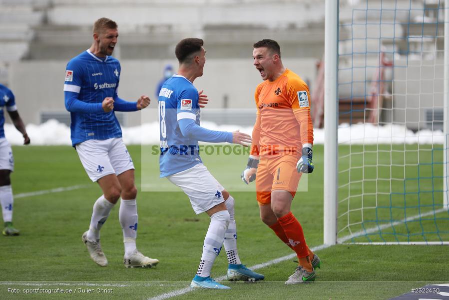 Emotionen, Marcel Schuhen, Merck-Stadion am Böllenfalltor, Darmstadt, 02.04.2022, DFL, sport, action, April 2022, Saison 2021/2022, KSV, D98, 2. Bundesliga, Fussball, Holstein Kiel, SV Darmstadt 98 - Bild-ID: 2322430