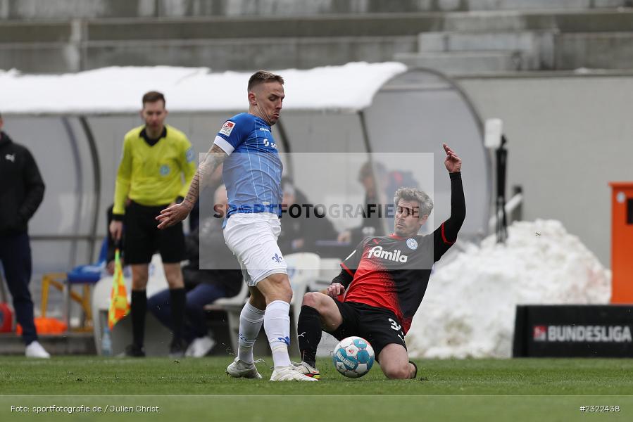 Phillip Tietz, Merck-Stadion am Böllenfalltor, Darmstadt, 02.04.2022, DFL, sport, action, April 2022, Saison 2021/2022, KSV, D98, 2. Bundesliga, Fussball, Holstein Kiel, SV Darmstadt 98 - Bild-ID: 2322438
