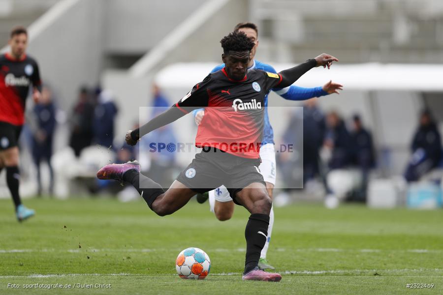 Kwasi Okyere Wriedt, Merck-Stadion am Böllenfalltor, Darmstadt, 02.04.2022, DFL, sport, action, April 2022, Saison 2021/2022, KSV, D98, 2. Bundesliga, Fussball, Holstein Kiel, SV Darmstadt 98 - Bild-ID: 2322469