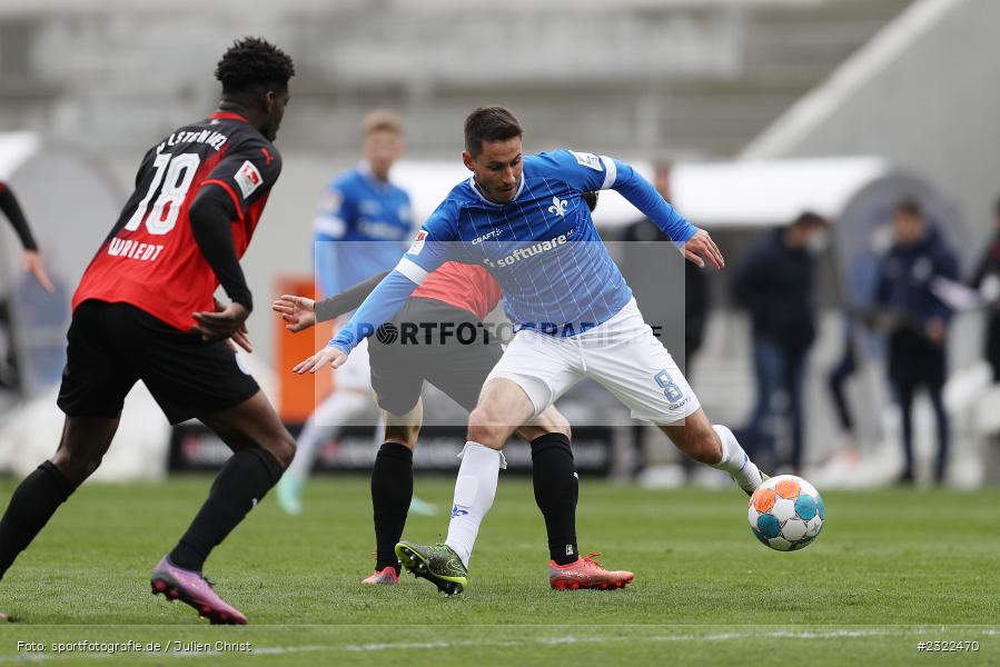 Fabian Schnellhardt, Merck-Stadion am Böllenfalltor, Darmstadt, 02.04.2022, DFL, sport, action, April 2022, Saison 2021/2022, KSV, D98, 2. Bundesliga, Fussball, Holstein Kiel, SV Darmstadt 98 - Bild-ID: 2322470