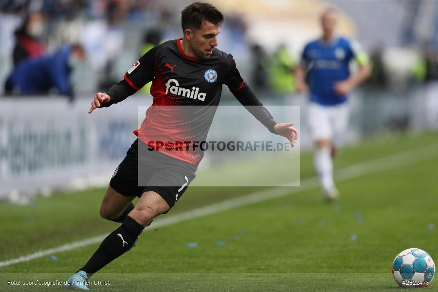 Ahmet Arslan, Merck-Stadion am Böllenfalltor, Darmstadt, 02.04.2022, DFL, sport, action, April 2022, Saison 2021/2022, KSV, D98, 2. Bundesliga, Fussball, Holstein Kiel, SV Darmstadt 98 - Bild-ID: 2322473