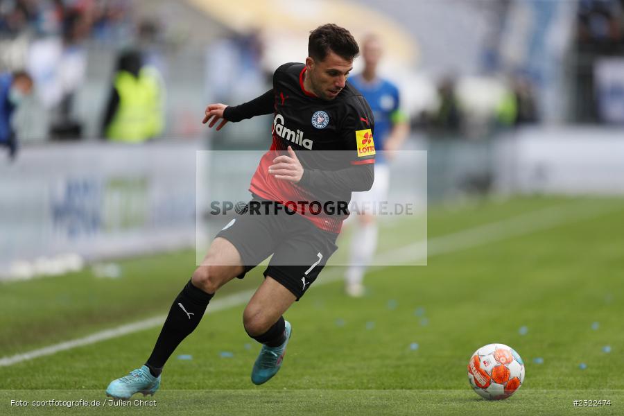 Ahmet Arslan, Merck-Stadion am Böllenfalltor, Darmstadt, 02.04.2022, DFL, sport, action, April 2022, Saison 2021/2022, KSV, D98, 2. Bundesliga, Fussball, Holstein Kiel, SV Darmstadt 98 - Bild-ID: 2322474