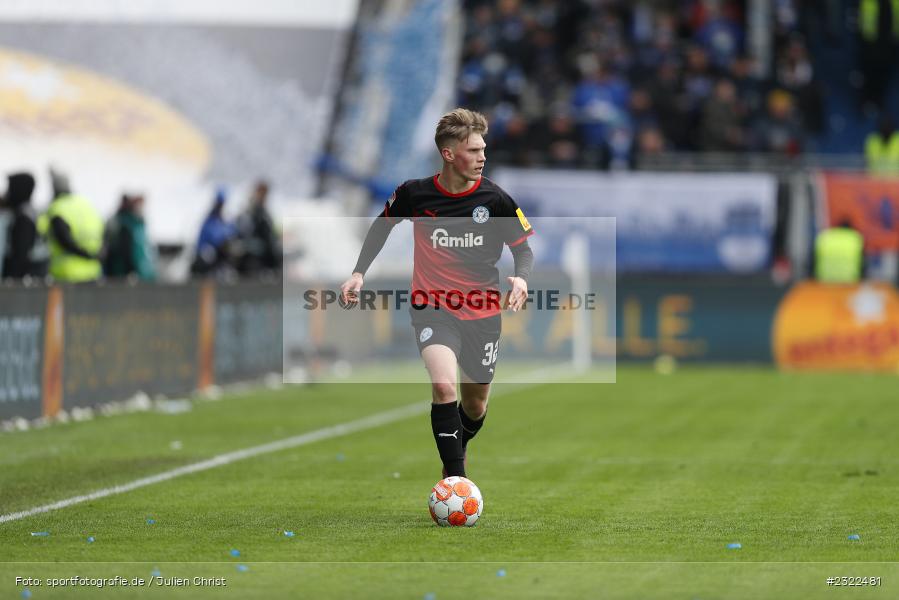 Jonas Sterner, Merck-Stadion am Böllenfalltor, Darmstadt, 02.04.2022, DFL, sport, action, April 2022, Saison 2021/2022, KSV, D98, 2. Bundesliga, Fussball, Holstein Kiel, SV Darmstadt 98 - Bild-ID: 2322481