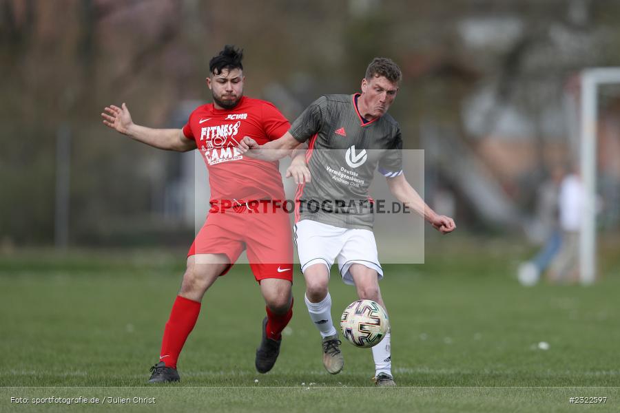 Marco Künstler, Sportgelände Nägelsee, Lohr am Main, 03.04.2022, BFV, sport, action, April 2022, Saison 2021/2022, FVM, FCB, A-Klasse Würzburg, Fussball, FV Mittelsinn/Obersinn, Baris Spor Lohr/M. - Bild-ID: 2322597