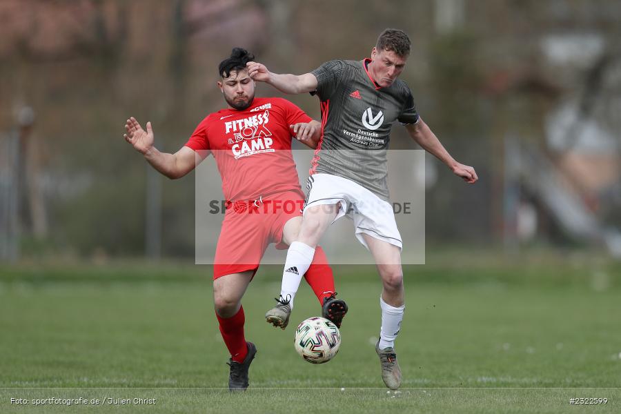 Marco Künstler, Sportgelände Nägelsee, Lohr am Main, 03.04.2022, BFV, sport, action, April 2022, Saison 2021/2022, FVM, FCB, A-Klasse Würzburg, Fussball, FV Mittelsinn/Obersinn, Baris Spor Lohr/M. - Bild-ID: 2322599