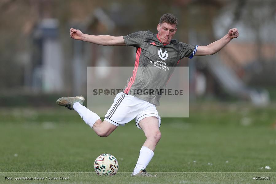 Marco Künstler, Sportgelände Nägelsee, Lohr am Main, 03.04.2022, BFV, sport, action, April 2022, Saison 2021/2022, FVM, FCB, A-Klasse Würzburg, Fussball, FV Mittelsinn/Obersinn, Baris Spor Lohr/M. - Bild-ID: 2322603
