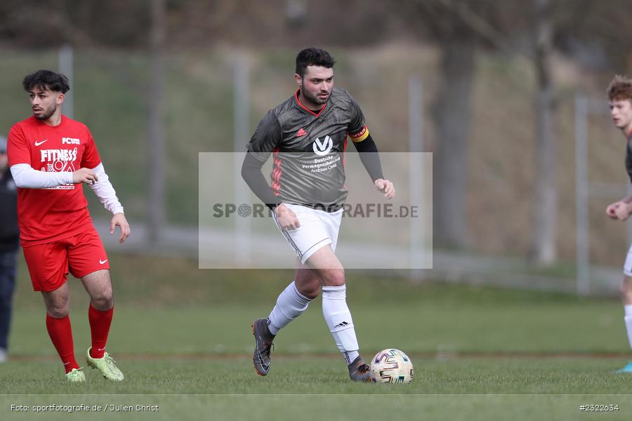 Aaron Brasch, Sportgelände Nägelsee, Lohr am Main, 03.04.2022, BFV, sport, action, April 2022, Saison 2021/2022, FVM, FCB, A-Klasse Würzburg, Fussball, FV Mittelsinn/Obersinn, Baris Spor Lohr/M. - Bild-ID: 2322634