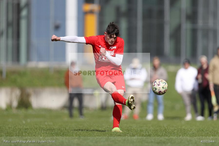 Felix Dietrich, Sportgelände Nägelsee, Lohr am Main, 03.04.2022, BFV, sport, action, April 2022, Saison 2021/2022, FVM, FCB, A-Klasse Würzburg, Fussball, FV Mittelsinn/Obersinn, Baris Spor Lohr/M. - Bild-ID: 2322644