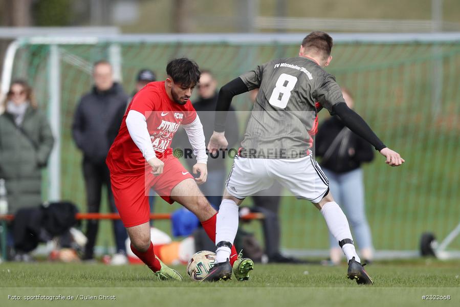 Burhan Dikici, Sportgelände Nägelsee, Lohr am Main, 03.04.2022, BFV, sport, action, April 2022, Saison 2021/2022, FVM, FCB, A-Klasse Würzburg, Fussball, FV Mittelsinn/Obersinn, Baris Spor Lohr/M. - Bild-ID: 2322668