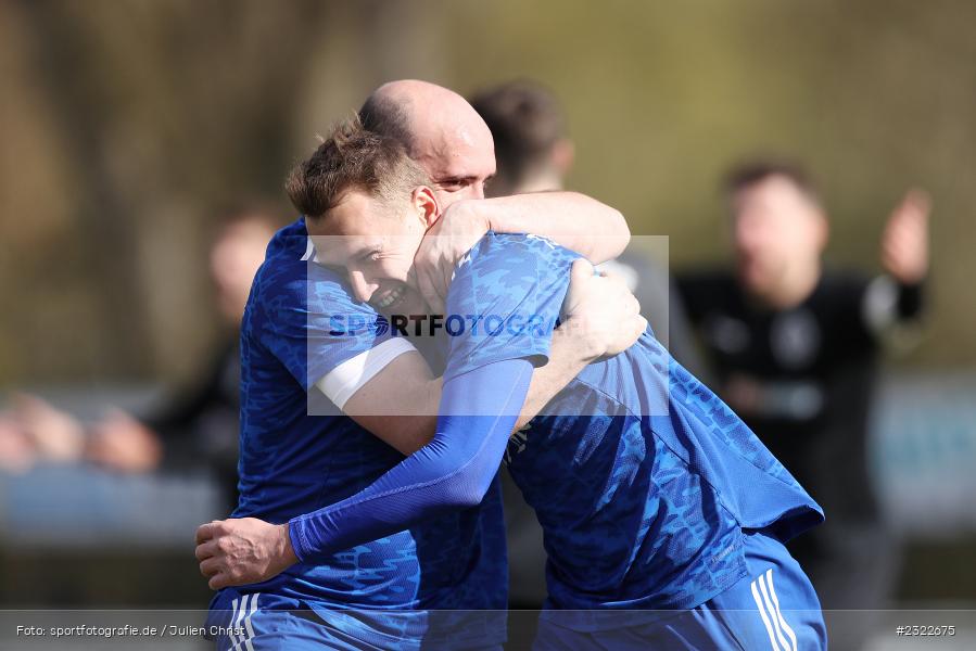 Torjubel, Albert Grenz, Sportgelände, Lohr am Main, 03.04.2022, BFV, sport, action, April 2022, Saison 2021/2022, KEI, TSV, Bezirksliga Unterfranken West, Fussball, TSV Keilberg, TSV Lohr - Bild-ID: 2322675