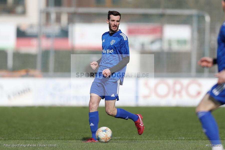Julian Genheimer, Sportgelände, Lohr am Main, 03.04.2022, BFV, sport, action, April 2022, Saison 2021/2022, KEI, TSV, Bezirksliga Unterfranken West, Fussball, TSV Keilberg, TSV Lohr - Bild-ID: 2322680