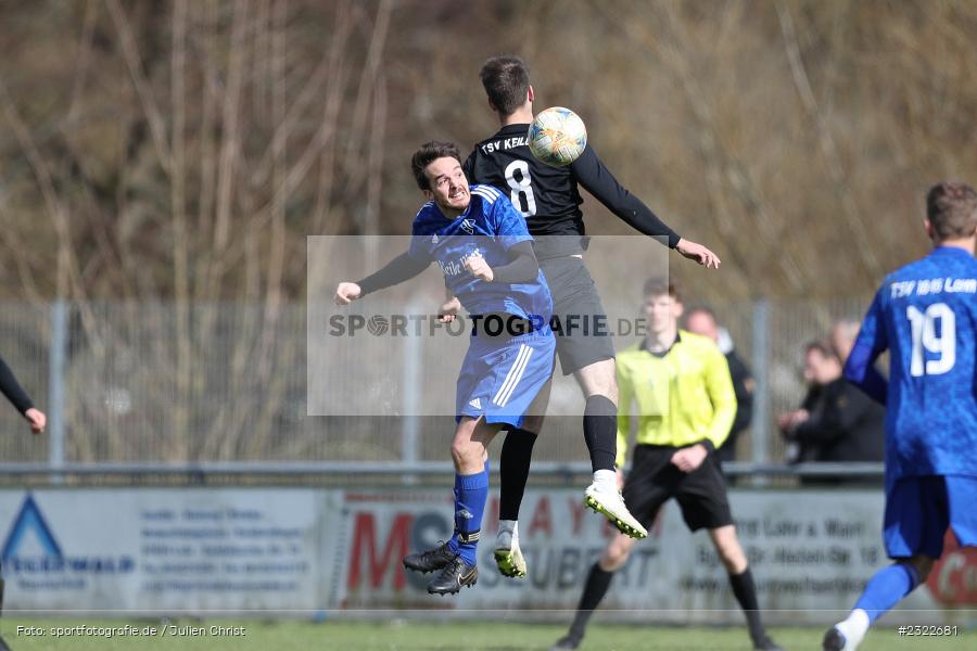 Andreas Genheimer, Sportgelände, Lohr am Main, 03.04.2022, BFV, sport, action, April 2022, Saison 2021/2022, KEI, TSV, Bezirksliga Unterfranken West, Fussball, TSV Keilberg, TSV Lohr - Bild-ID: 2322681