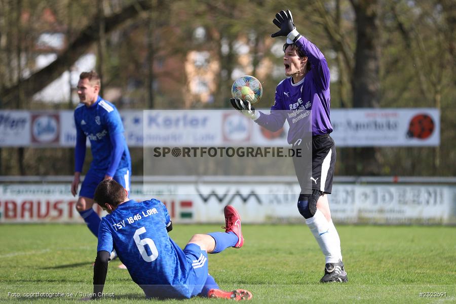 Kim Calabro, Sportgelände, Lohr am Main, 03.04.2022, BFV, sport, action, April 2022, Saison 2021/2022, KEI, TSV, Bezirksliga Unterfranken West, Fussball, TSV Keilberg, TSV Lohr - Bild-ID: 2322691