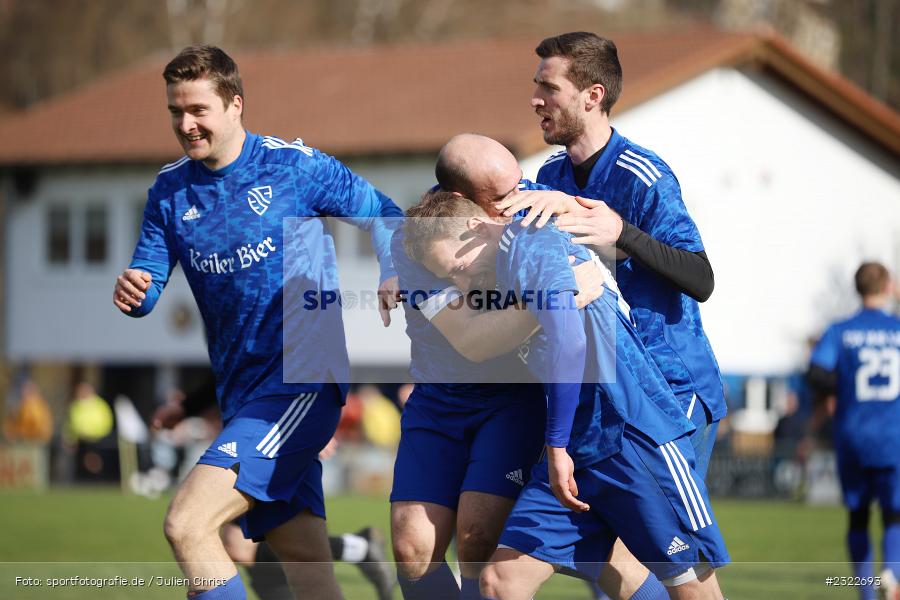 Torjubel, Albert Grenz, Sportgelände, Lohr am Main, 03.04.2022, BFV, sport, action, April 2022, Saison 2021/2022, KEI, TSV, Bezirksliga Unterfranken West, Fussball, TSV Keilberg, TSV Lohr - Bild-ID: 2322693