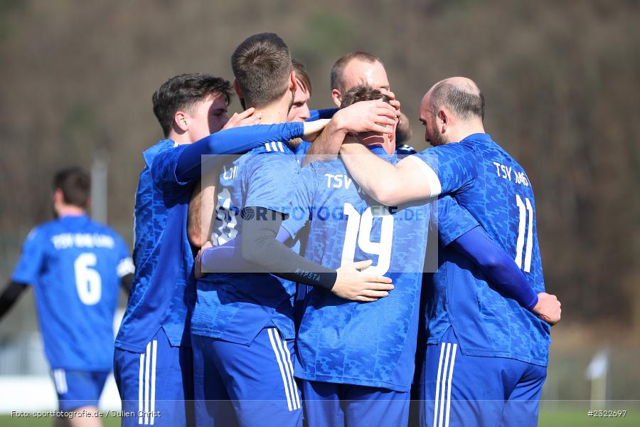 Albert Grenz, Torjubel, Sportgelände, Lohr am Main, 03.04.2022, BFV, sport, action, April 2022, Saison 2021/2022, KEI, TSV, Bezirksliga Unterfranken West, Fussball, TSV Keilberg, TSV Lohr - Bild-ID: 2322697