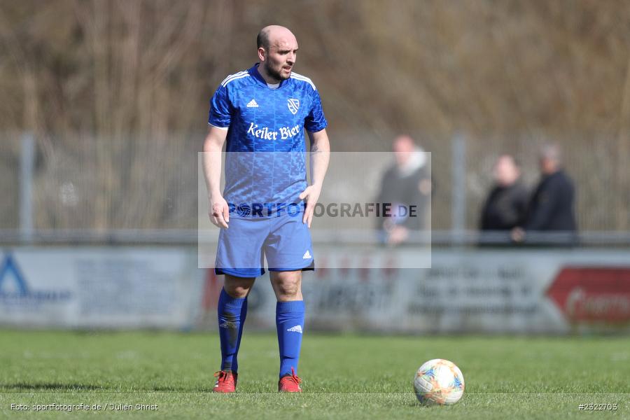 Ardit Bytyqi, Sportgelände, Lohr am Main, 03.04.2022, BFV, sport, action, April 2022, Saison 2021/2022, KEI, TSV, Bezirksliga Unterfranken West, Fussball, TSV Keilberg, TSV Lohr - Bild-ID: 2322703